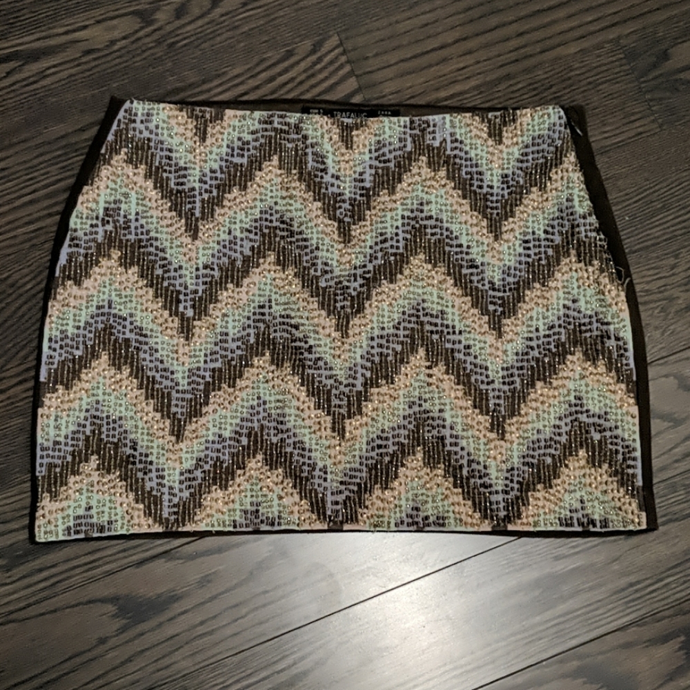 Beaded Zara mini skirt